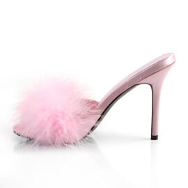 Fabulicious CLASSIQUE-01F Zuecos Piel Sintética Rosa EU-43 / US-13