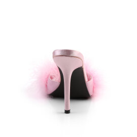 Fabulicious CLASSIQUE-01F Zuecos Piel Sintética Rosa EU-43 / US-13