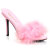Fabulicious CLASSIQUE-01F Zuecos de Piel Sintética Rosa EU-44 / US-14