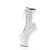 Pleaser CRAZE-1040TT Botas hasta la rodilla con Plataforma Charol Marrón Blanco EU-43 / US-13