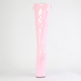 Pleaser CRAZE-2023 Botas hasta la rodilla con Plataforma rosa Charol EU-37 / US-7