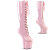Pleaser CRAZE-2023 Botas hasta la rodilla con Plataforma Charol rosa EU-38 / US-8