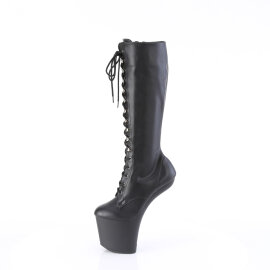 Pleaser CRAZE-2023 Botas hasta la rodilla con Plataforma de Piel Sintética Negro EU-36 / US-6