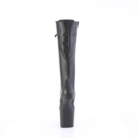 Pleaser CRAZE-2023 Botas hasta la rodilla con Plataforma de Piel Sintética Negro EU-36 / US-6