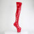 Pleaser CRAZE-3000 Botas por encima de la rodilla con Plataforma Charol Rojo EU-39 / US-9