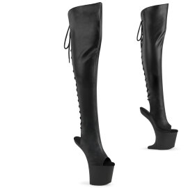 Pleaser CRAZE-3019 Botas por encima de la rodilla con...