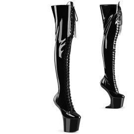 Pleaser CRAZE-3023 Botas por encima de la rodilla con...