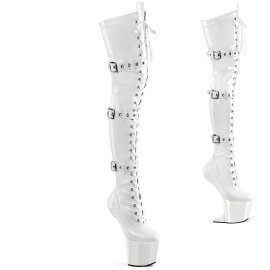 Pleaser CRAZE-3028 Botas por encima de la rodilla con...