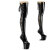 Pleaser CRAZE-3050 Botas por encima de la rodilla con Plataforma Charol Negro EU-39 / US-9