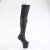 Pleaser CRAZE-3050 Botas por encima de la rodilla con Plataforma de Piel Sintética Negro EU-39 / US-9