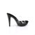 Fabulicious COCKTAIL-501 Zuecos con Plataforma Negro Tono Claro EU-35 / US-5