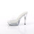 Fabulicious COCKTAIL-501 Zuecos con Plataforma  Tono Claro EU-38 / US-8