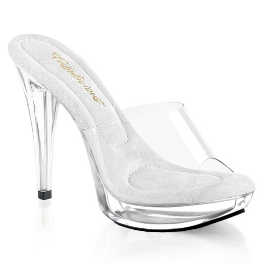 Fabulicious COCKTAIL-501 Zuecos con Plataforma  Tono Claro EU-39 / US-9