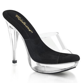 Fabulicious COCKTAIL-501 Zuecos con Plataforma Negro...