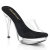 Fabulicious COCKTAIL-501 Zuecos con Plataforma Negro transparente EU-40 / US-10