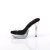 Fabulicious COCKTAIL-501 Zuecos con Plataforma Negro transparente EU-40 / US-10