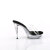 Fabulicious COCKTAIL-501 Zuecos con Plataforma Negro transparente EU-40 / US-10