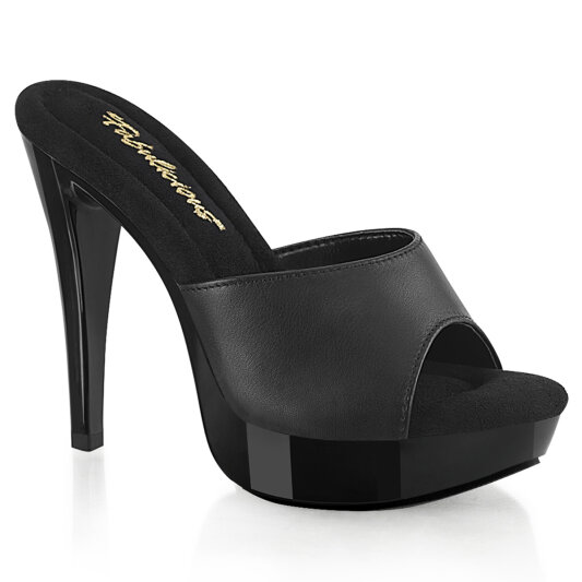 Fabulicious COCKTAIL-501L Zuecos Plataforma cuero Negro EU-38 / US-8