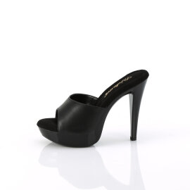 Fabulicious COCKTAIL-501L Zuecos Plataforma cuero Negro EU-38 / US-8