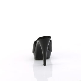 Fabulicious COCKTAIL-501L Zuecos Plataforma cuero Negro EU-38 / US-8