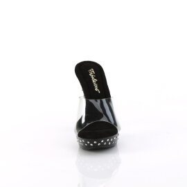 Fabulicious COCKTAIL-501SDT Zuecos con Plataforma Negro Tono Claro EU-37 / US-7
