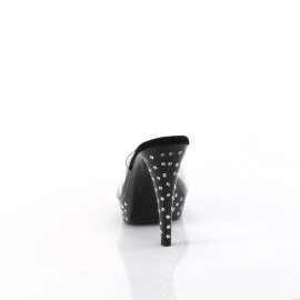 Fabulicious COCKTAIL-501SDT Zuecos con Plataforma Negro Tono Claro EU-41 / US-11
