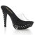 Fabulicious COCKTAIL-501SDT Zuecos con Plataforma Negro Tono Claro EU-42 / US-12