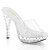 Fabulicious COCKTAIL-501SDT Zuecos con Plataforma Transparente EU-38 / US-8