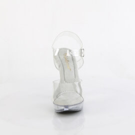 Fabulicious COCKTAIL-508MG Sandalias con Plataforma Transparente EU-40 / US-10