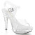 Fabulicious COCKTAIL-508SDT Sandalias con Plataforma Tono Claro EU-36 / US-6