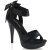 Fabulicious COCKTAIL-568 Sandalias de Plataforma Negro EU-37 / US-7