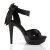 Fabulicious COCKTAIL-568 Sandalias de Plataforma Negro EU-38 / US-8