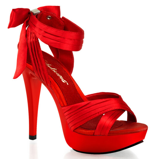 Fabulicious COCKTAIL-568 Sandalias de Plataforma Rojo EU-40 / US-10