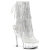 Pleaser DELIGHT-1017RSF Botines Plataforma Tono Claro pedrería plata EU-35 / US-5