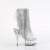 Pleaser DELIGHT-1017RSF Botines Plataforma Tono Claro pedrería plata EU-35 / US-5