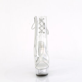 Pleaser DELIGHT-1018C Botines con Plataforma Transparente...