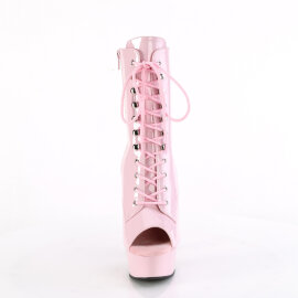 Pleaser DELIGHT-1021 Botines con Plataforma Charol rosa...