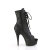 Pleaser DELIGHT-1021 Botines con Plataforma de Piel Sintética Negro EU-37 / US-7