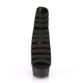 Pleaser Botín DELIGHT-600-13 Negro Elástico...