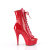 Pleaser DELIGHT-1021 Botines con Plataforma Charol Rojo EU-35 / US-5