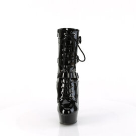 Pleaser DELIGHT-1043 Botines con Plataforma Charol Negro...