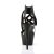 Pleaser Sandalia de Tacón DELIGHT-600-14 Negro Cuero Sintético EU-37 / US-7