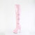 Pleaser DELIGHT-3018 Botas por encima de la rodilla con Plataforma Charol Rosa EU-35 / US-5