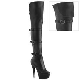 Pleaser DELIGHT-3018 Botas por encima de la rodilla con...
