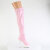 Pleaser DELIGHT-3029 Botas por encima de la rodilla con Plataforma Charol Rosa EU-38 / US-8
