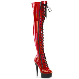 Pleaser DELIGHT-3029 Botas por encima de la rodilla con...