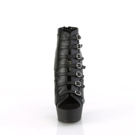 Pleaser DELIGHT-600-11 Botines con Plataforma de Piel...