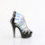 Pleaser DELIGHT-600-9 Botines con Plataforma Charol Holograma colorido EU-36/US-6
