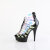 Pleaser DELIGHT-600-9 Botines con Plataforma Charol Holograma colorido EU-39/US-9