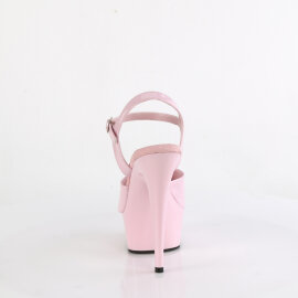 Pleaser DELIGHT-609 Sandalias de Plataforma Charol rosa EU-35 / US-5